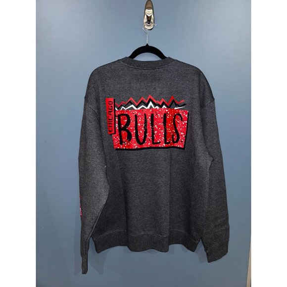 NEW Men's XL Mitchell & Ness Chicago Bulls 1991NBA Finals Hardwood Classics Thro - Picture 4 of 4